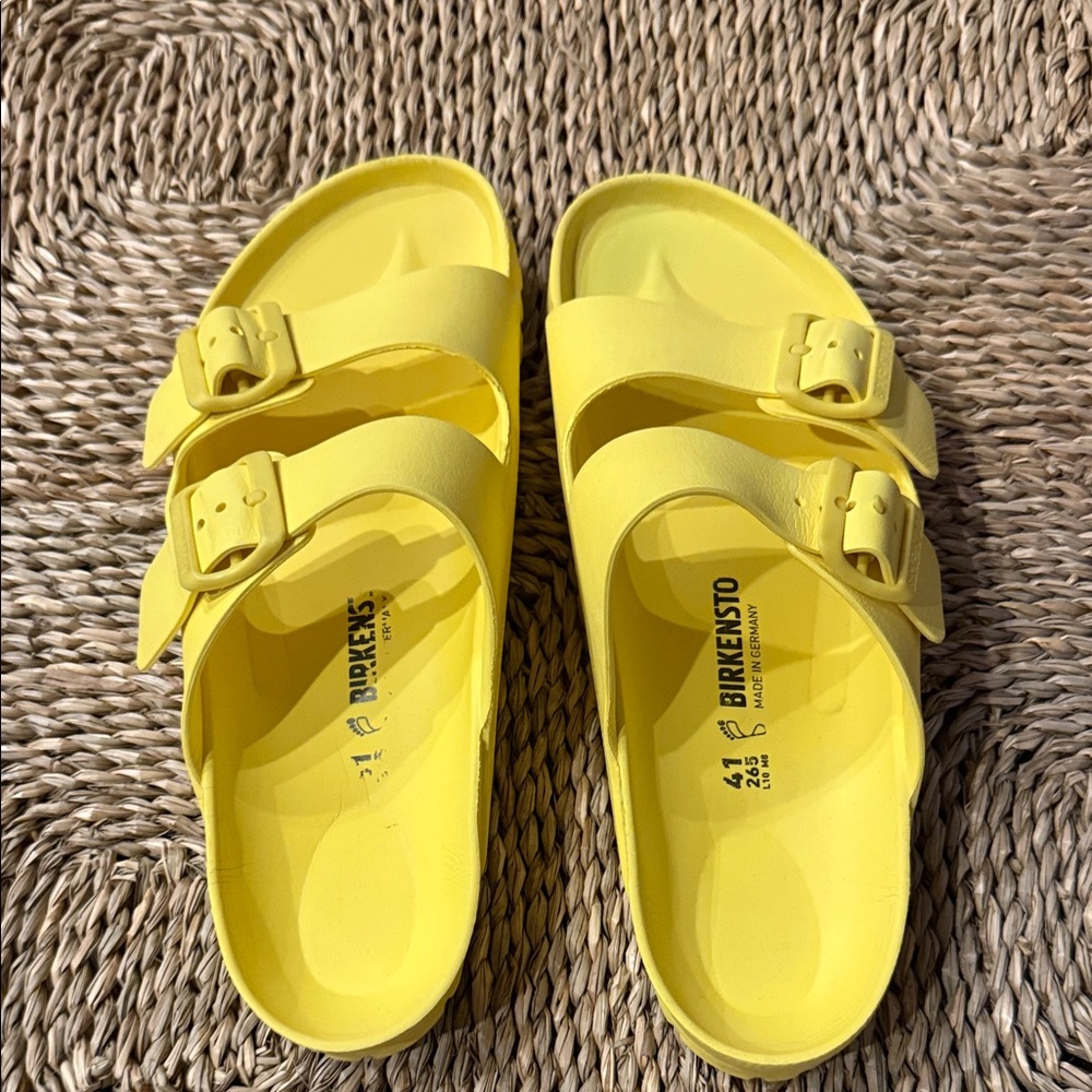 Birkenstock Women’s (size 10) Bright Yellow Sandals